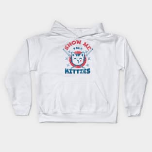 Show Me Your Kitties Kids Hoodie